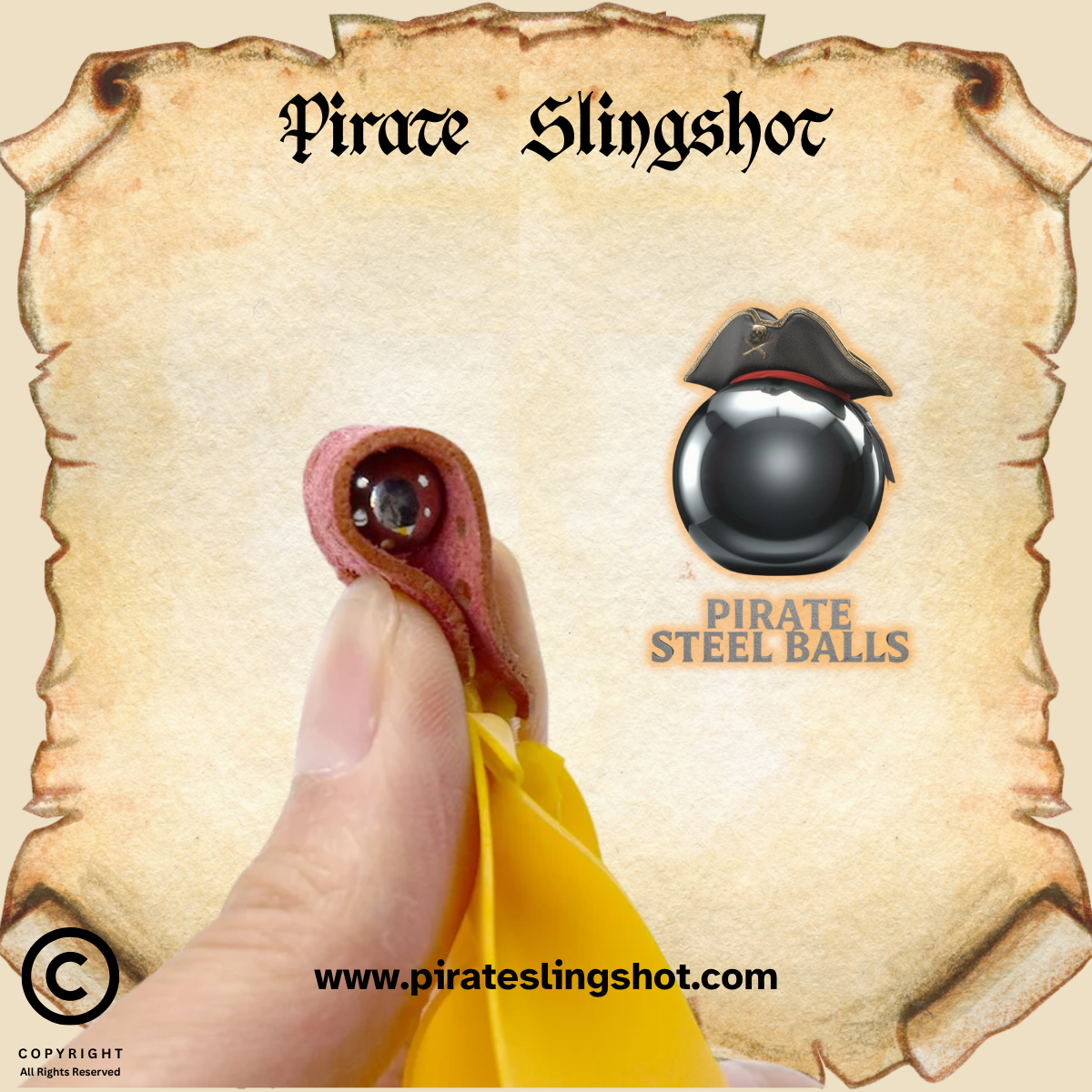 Pirate Slingshot Stainless Steel Balls
